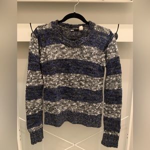 BDG Blue & Gray Striped Sweater 55% Cotton